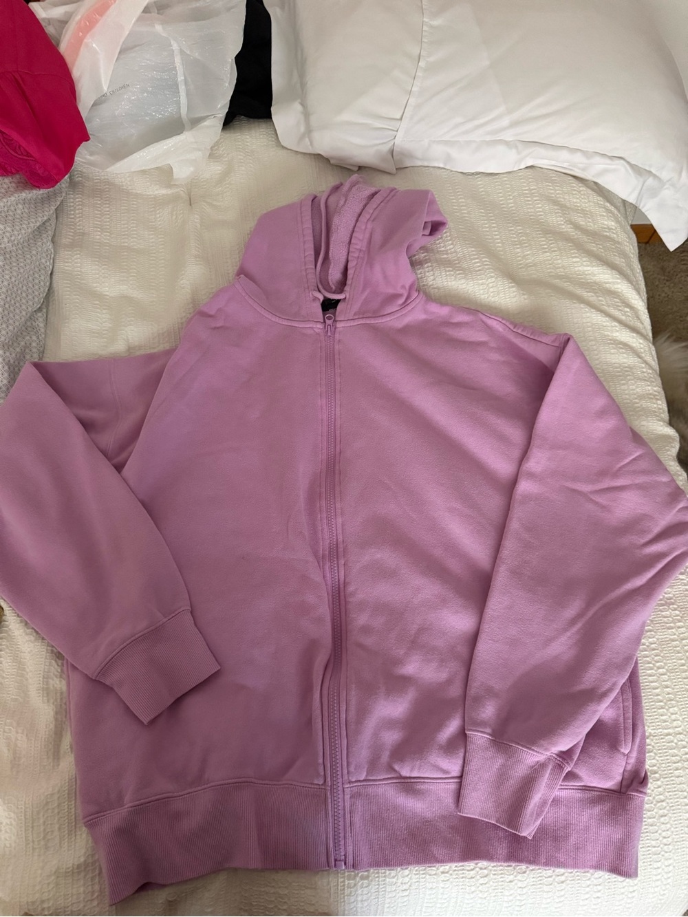 PacSun Lavender Zip-Up Hoodie
